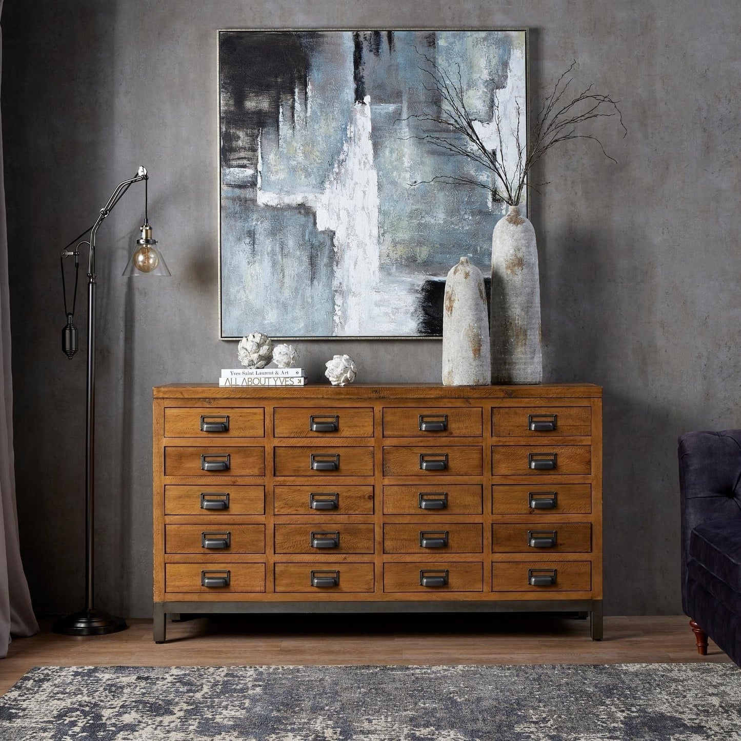 The Draftsman Collection 20 Drawer Merchant Chest - Eudemonia Home Goods