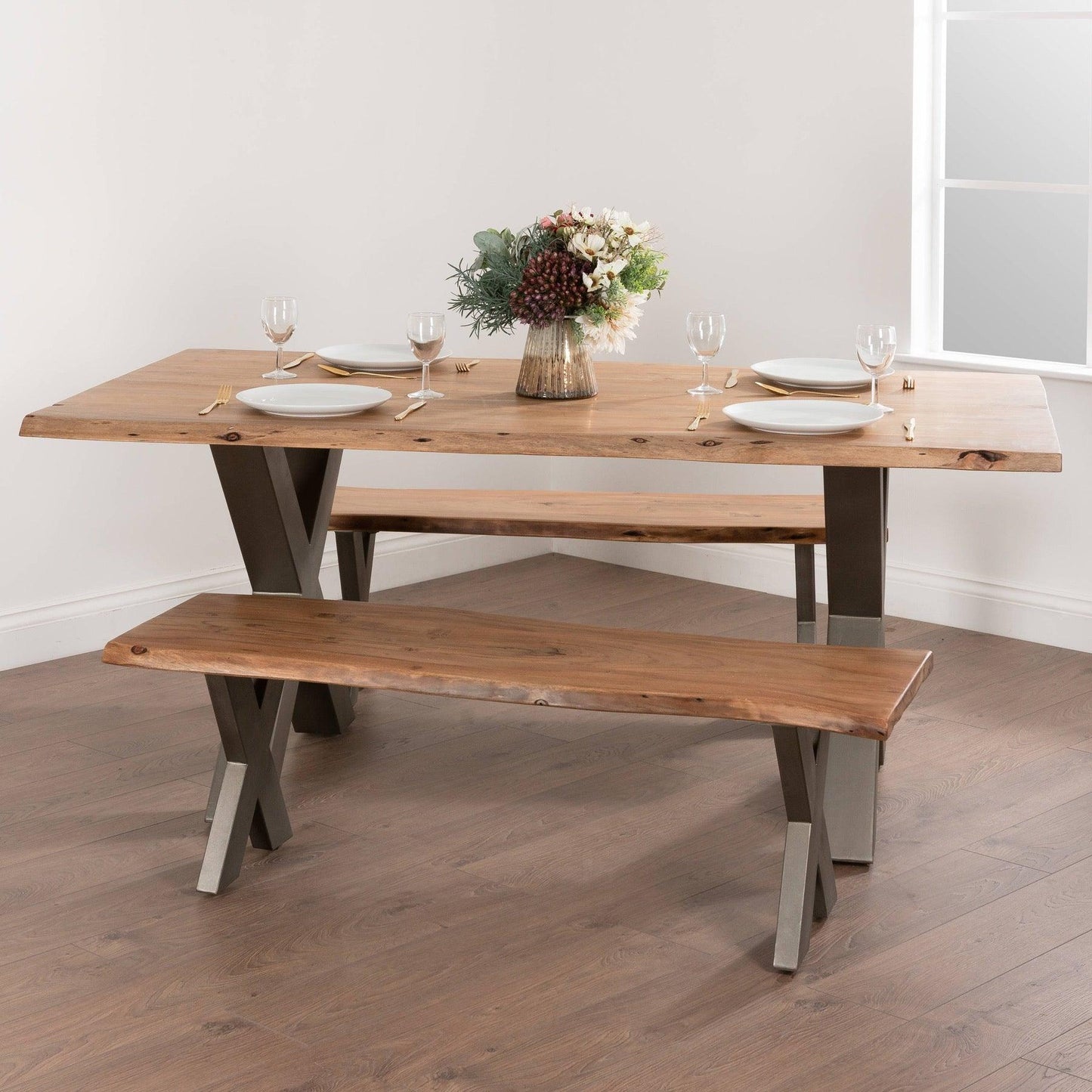Live Edge Collection Dining Table - Eudemonia Home Goods
