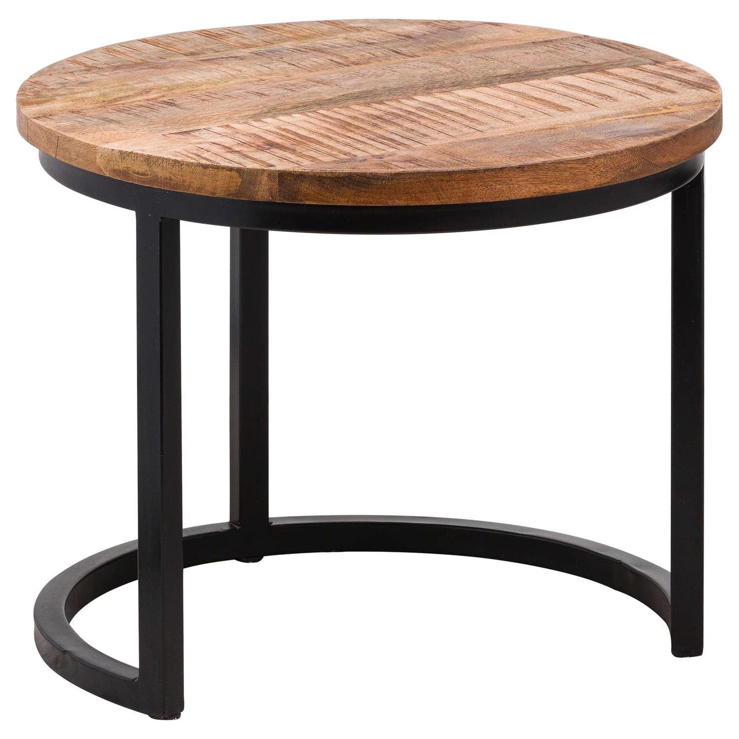 Set Of Three Industrial Tables - Eudemonia Home Goods
