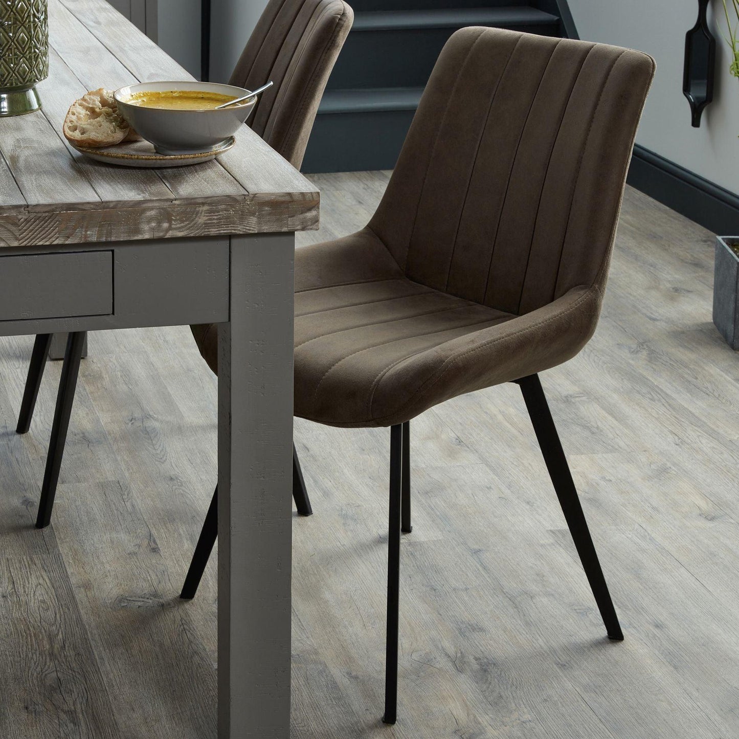 Malmo Grey Dining Chair - Eudemonia Home Goods