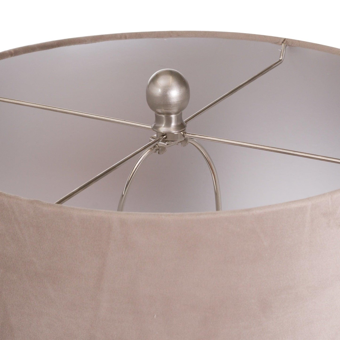 Hadley Ceramic Table Lamp With Natural Shade - Eudemonia Home Goods