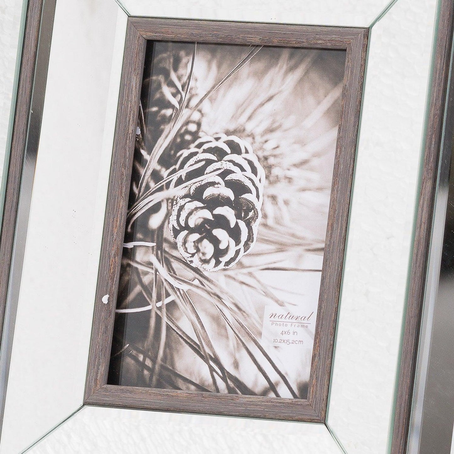 Tristan Mirror And Wood 4X6 Frame - Eudemonia Home Goods