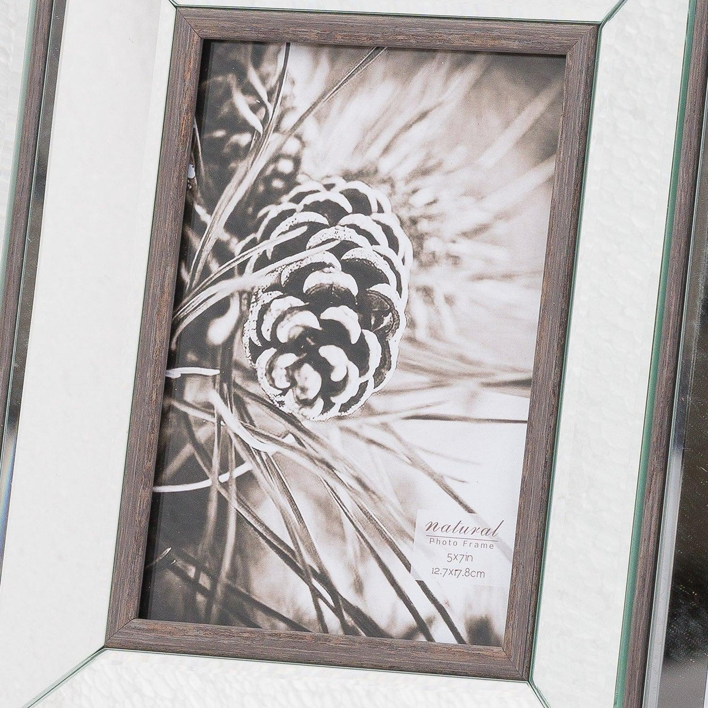 Tristan Mirror And Wood 5X7 Frame - Eudemonia Home Goods