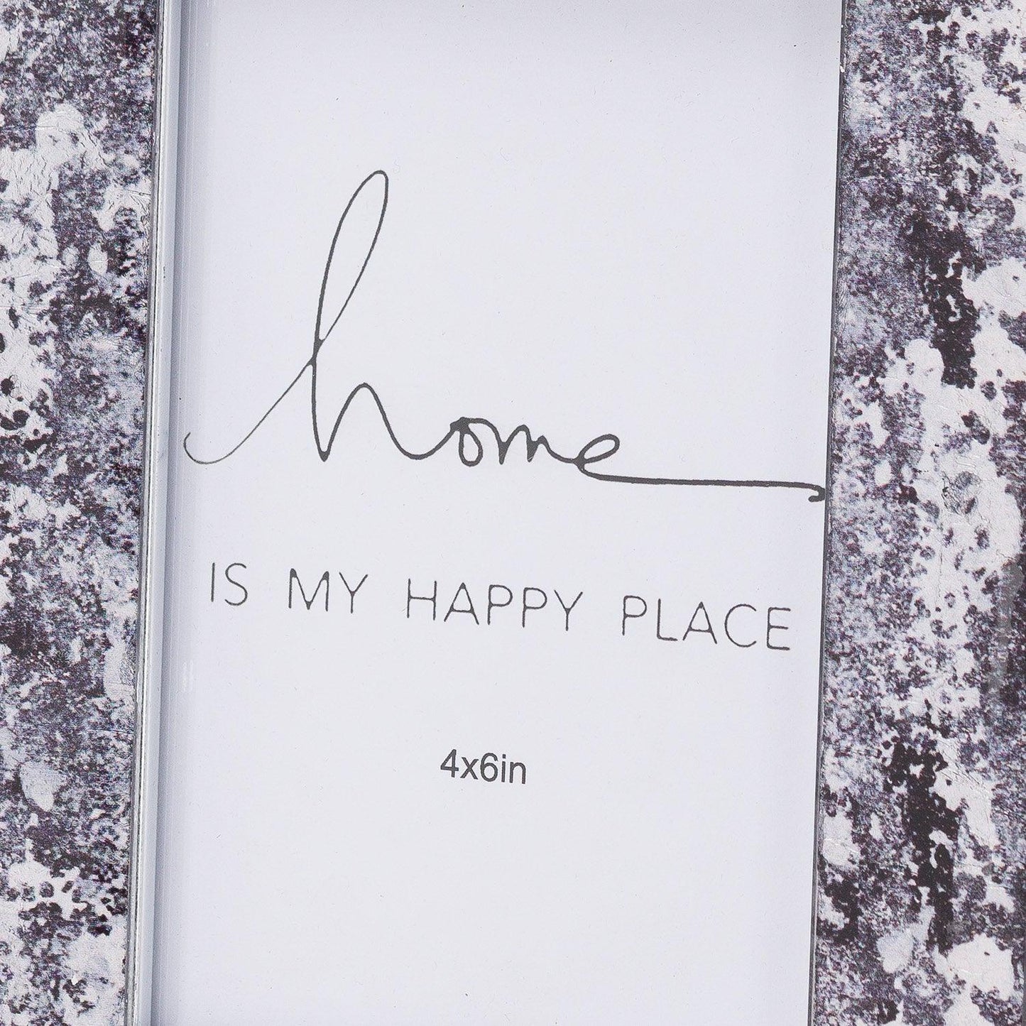 Black Foil Metallic 4X6 Frame - Eudemonia Home Goods