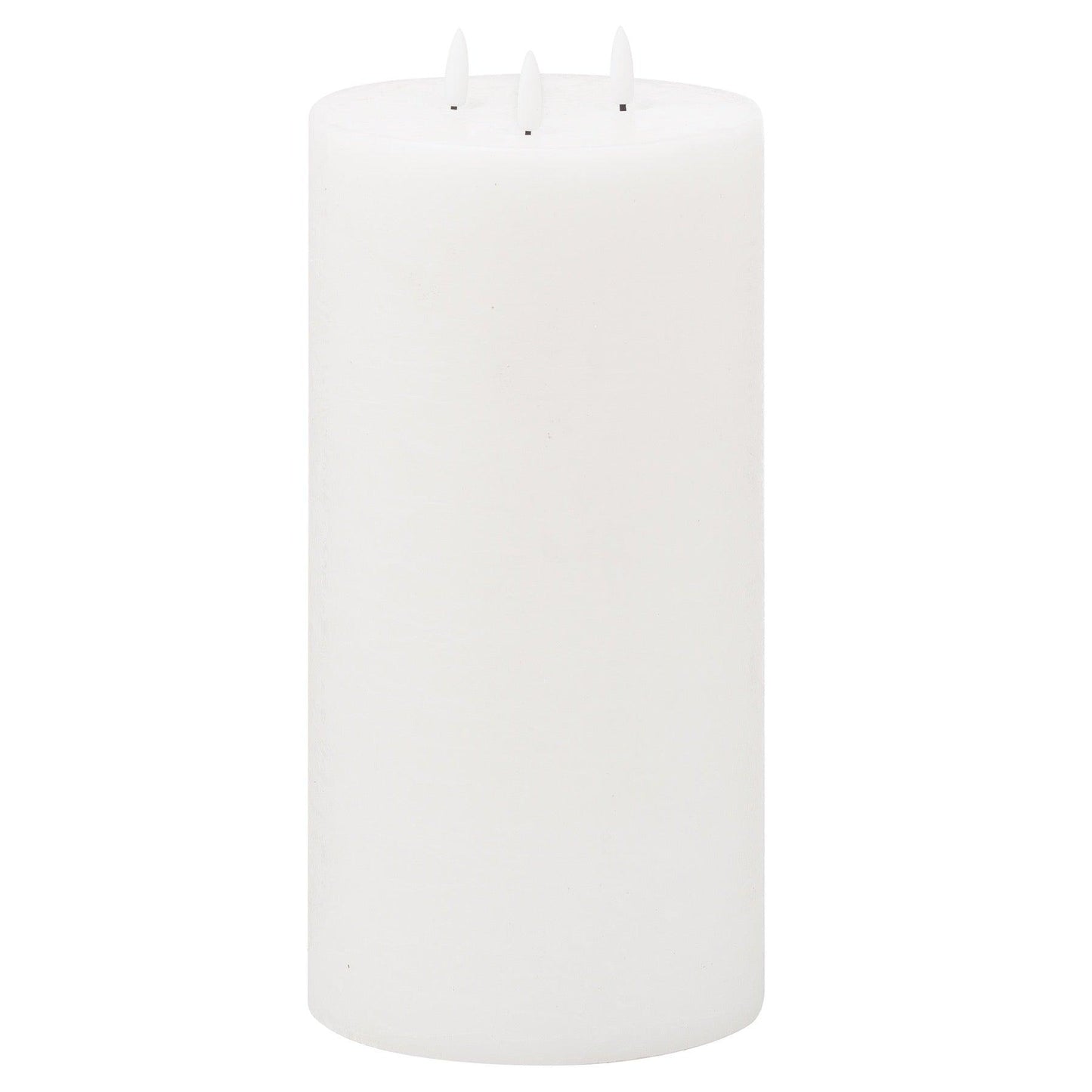 Luxe Collection Natural Glow 6x12 LED White Candle - Eudemonia Home Goods