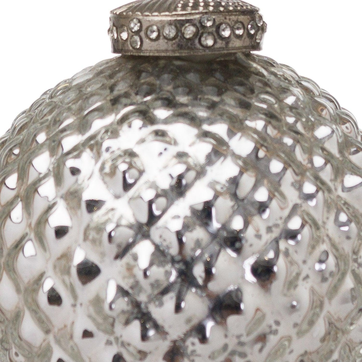 The Noel Collection Silver Christmas Bauble - Eudemonia Home Goods