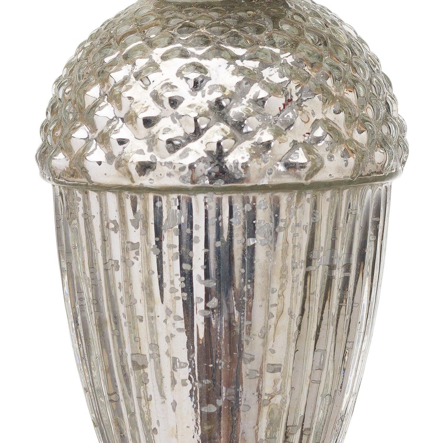 The Noel Collection Silver Large Hanging Acorn Decoration - Eudemonia Home Goods