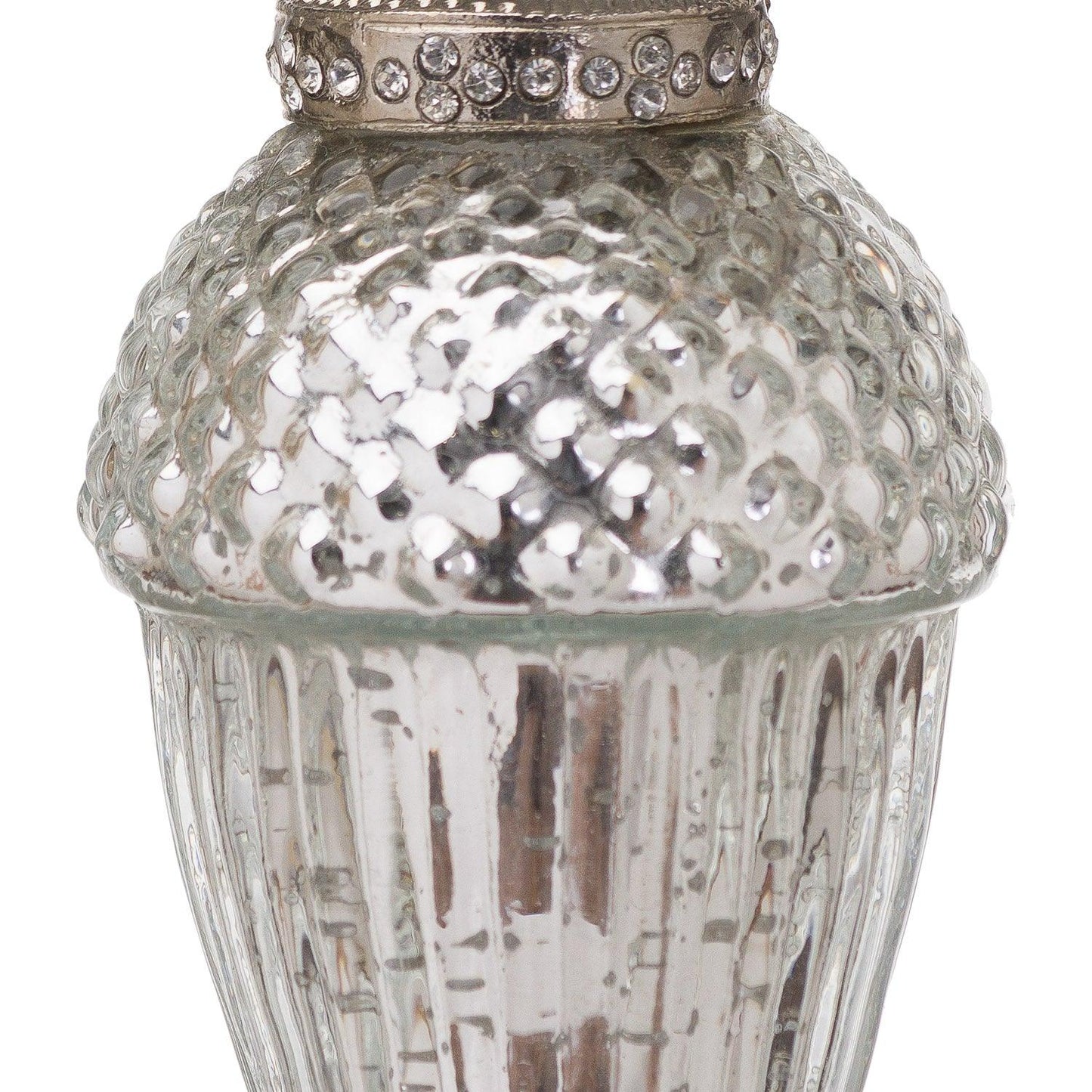 The Noel Collection Small Silver Hanging Acorn Decoration - Eudemonia Home Goods