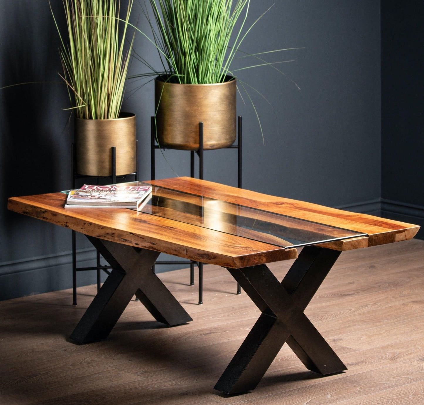 Live Edge Collection River Coffee Table - Eudemonia Home Goods
