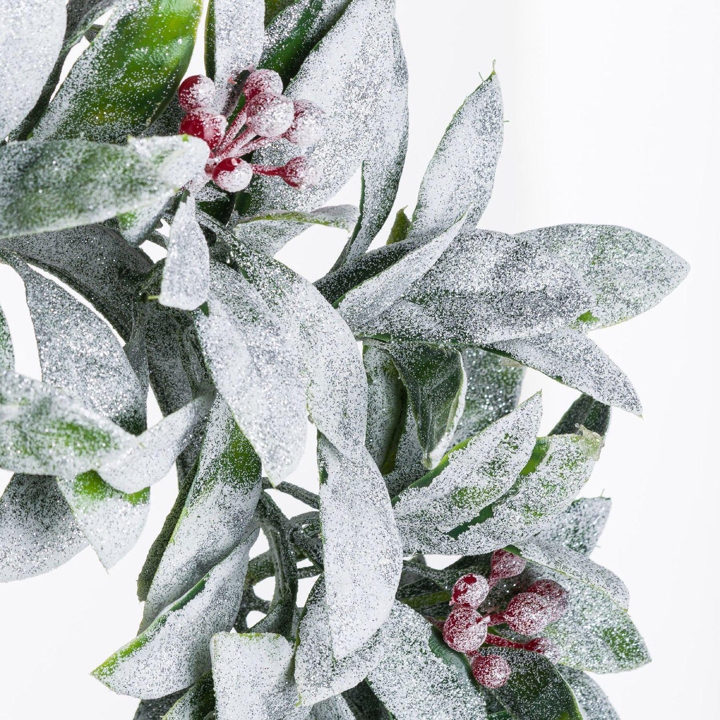 Large Frosted Candle Wreath - Eudemonia Home Goods