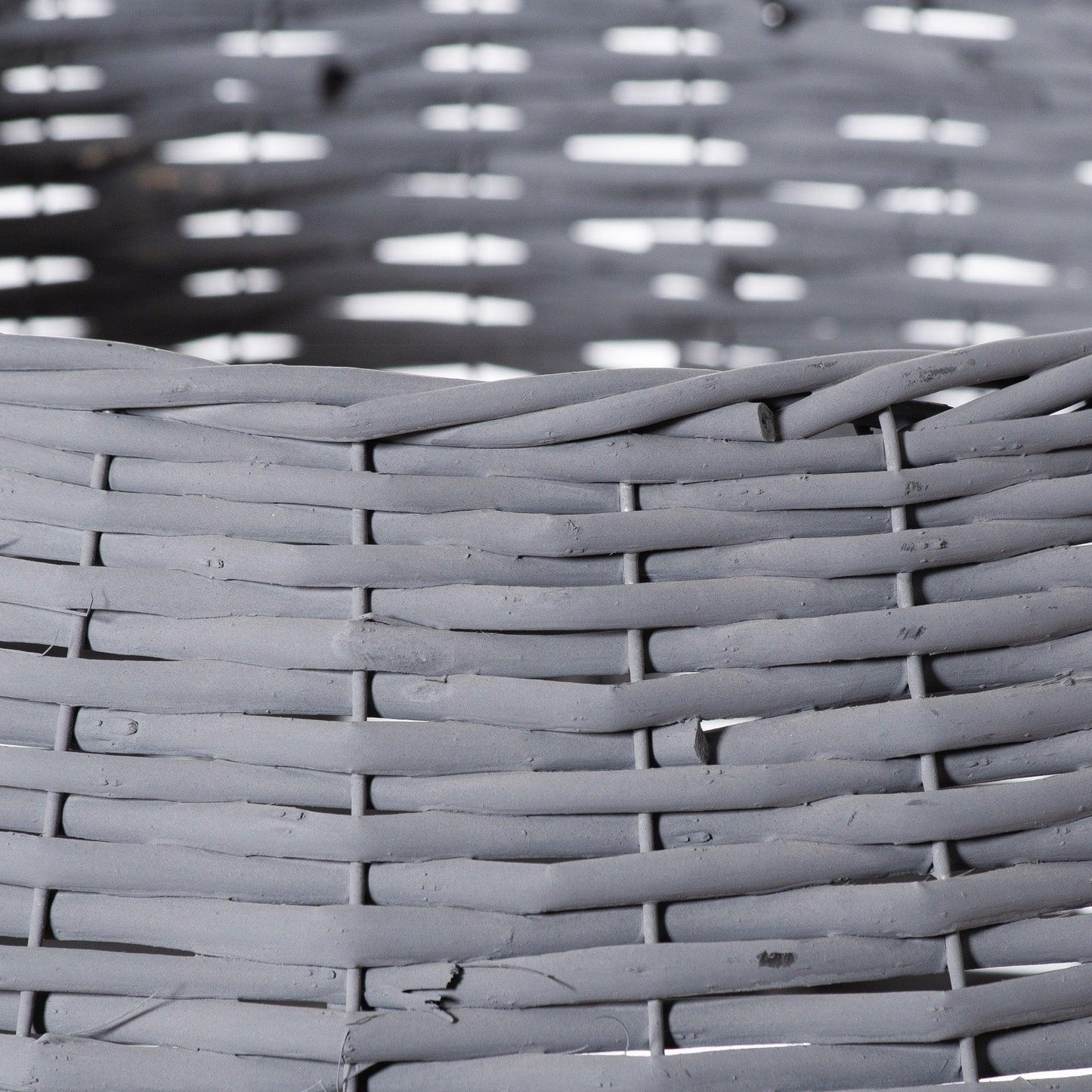 Wicker Grey Tree Skirt - Eudemonia Home Goods