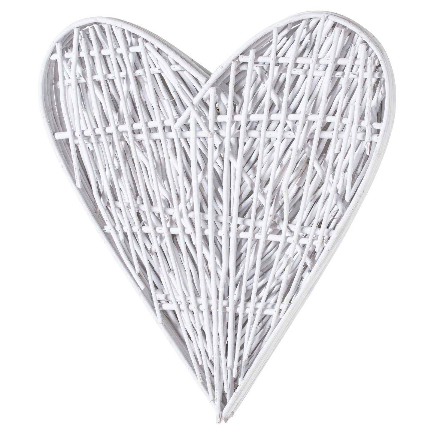 Small White Willow Branch Heart - Eudemonia Home Goods