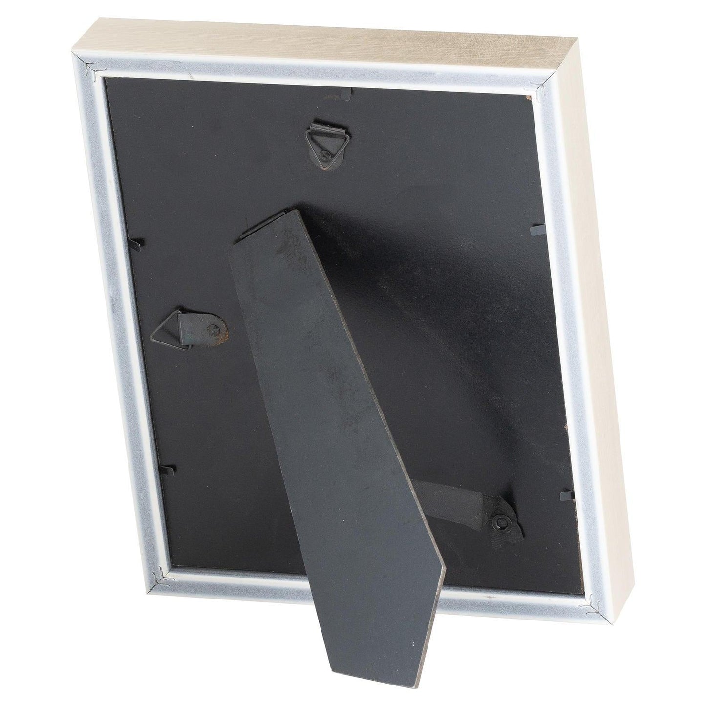 Antiqued Pewter Deep Framed Grey Velvet 5X7 Photo Frame - Eudemonia Home Goods