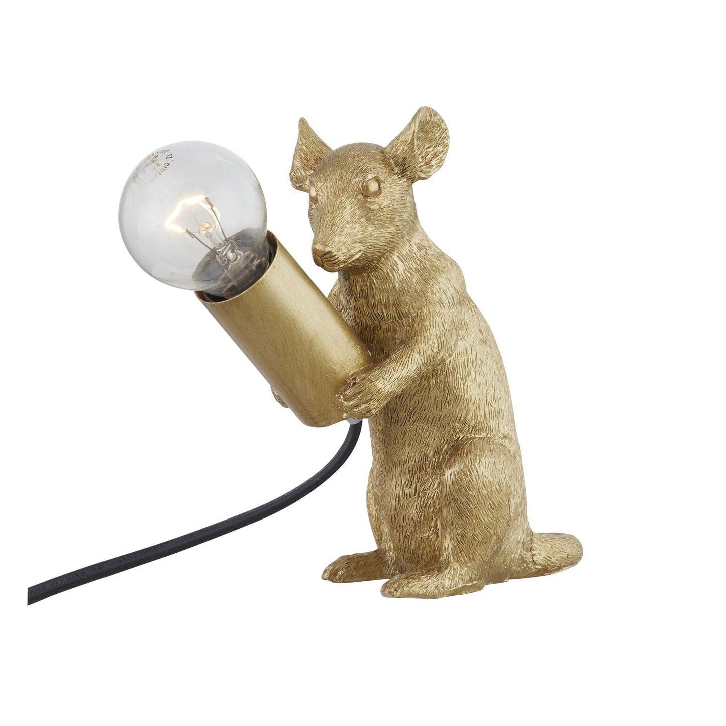 Milton The Mouse Gold Table Lamp - Eudemonia Home Goods