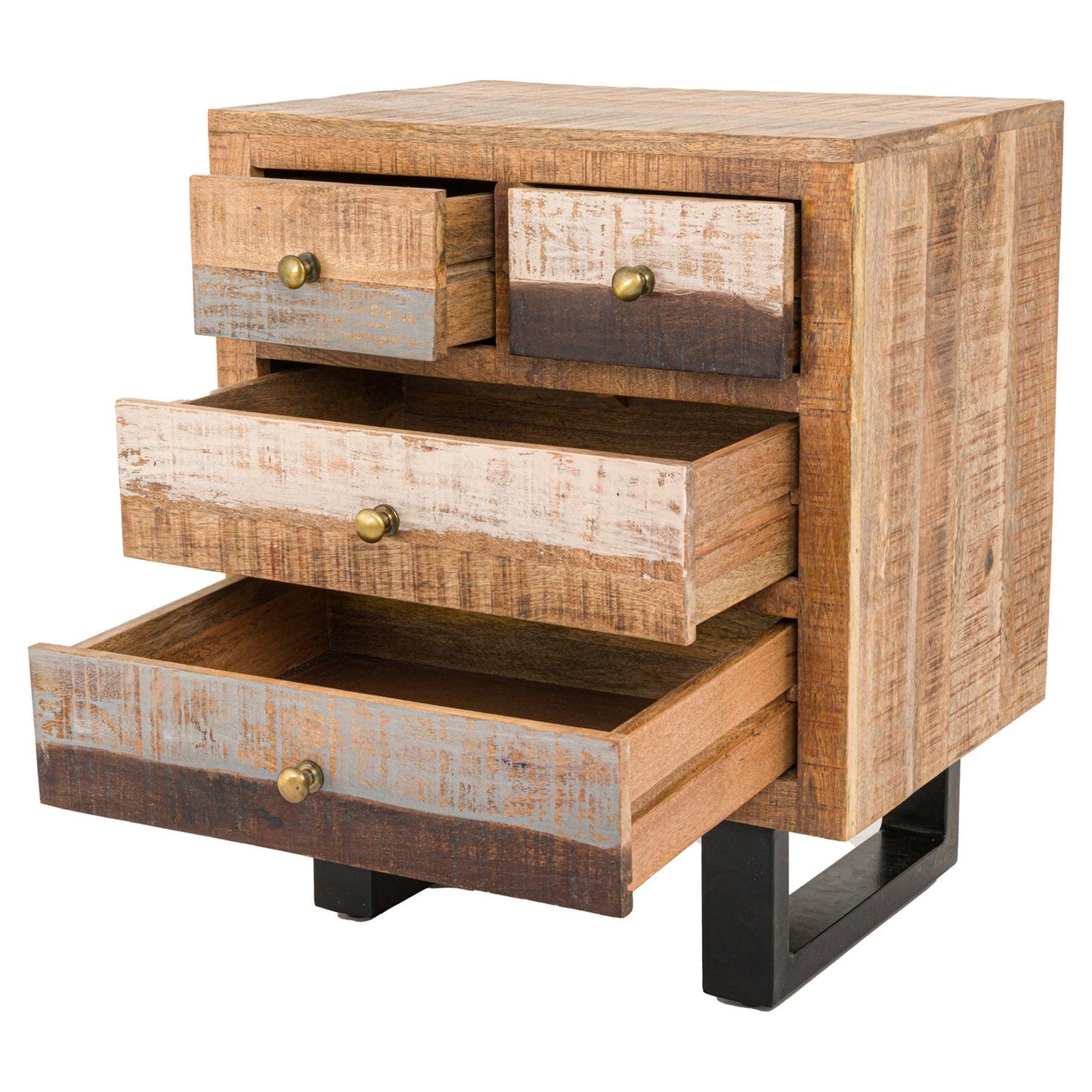 Reclaimed Industrial Side Unit - Eudemonia Home Goods