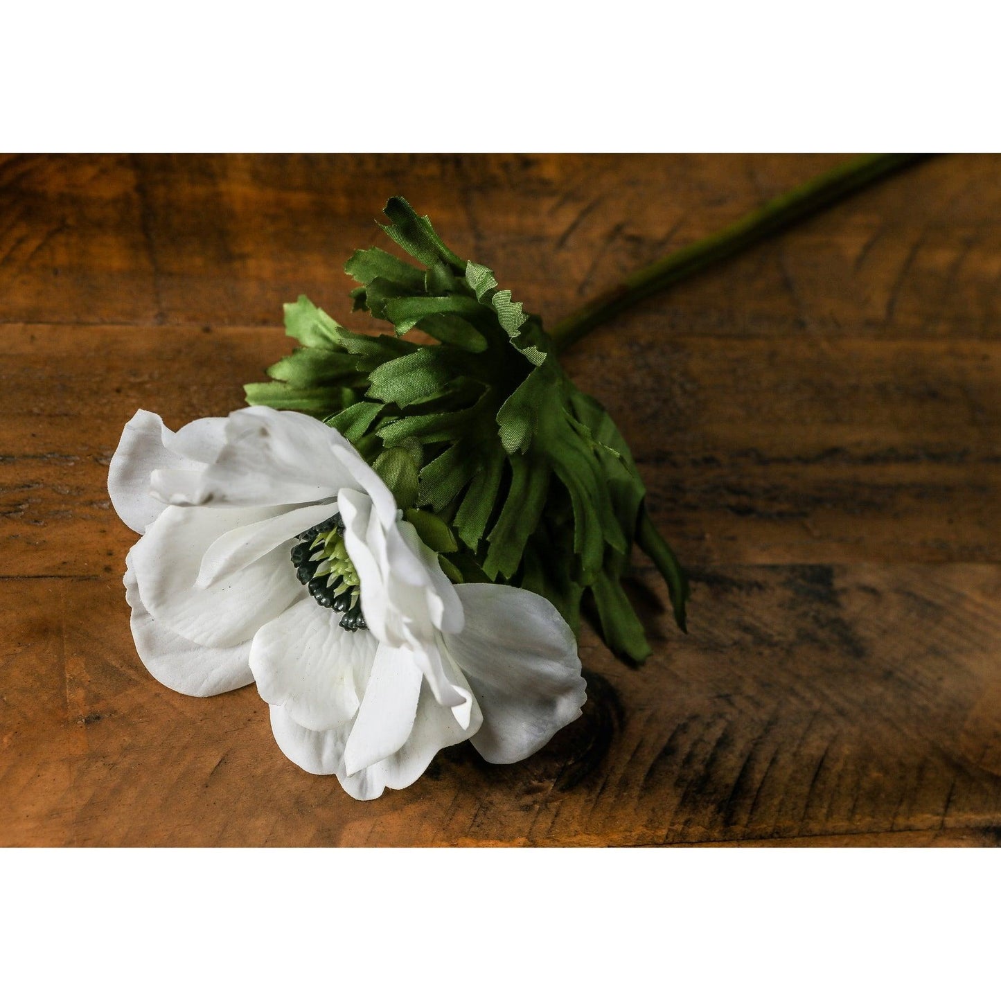 White Anemone Stem - Eudemonia Home Goods