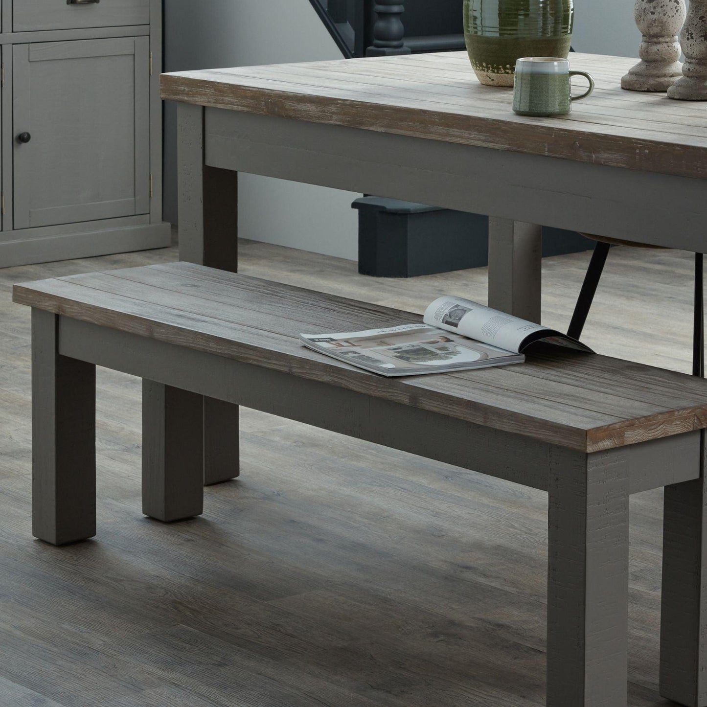 The Oxley Collection Dining Bench - Eudemonia Home Goods