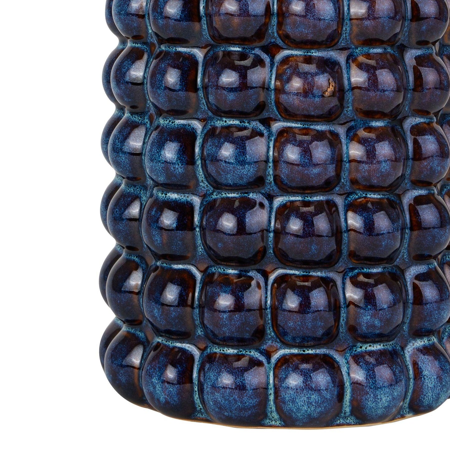 Seville Collection Indigo Bubble Umbrella Stand - Eudemonia Home Goods