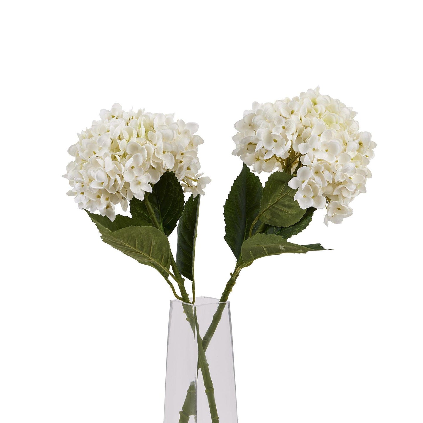White Hydrangea Stem - Eudemonia Home Goods