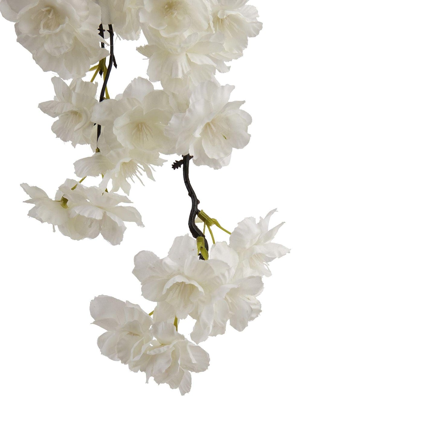 Large White Cherry Blossom Stem - Eudemonia Home Goods
