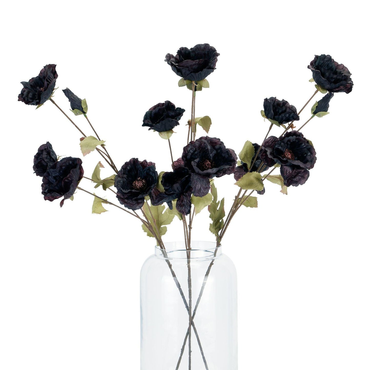 Tall Black Poppy Stem - Eudemonia Home Goods