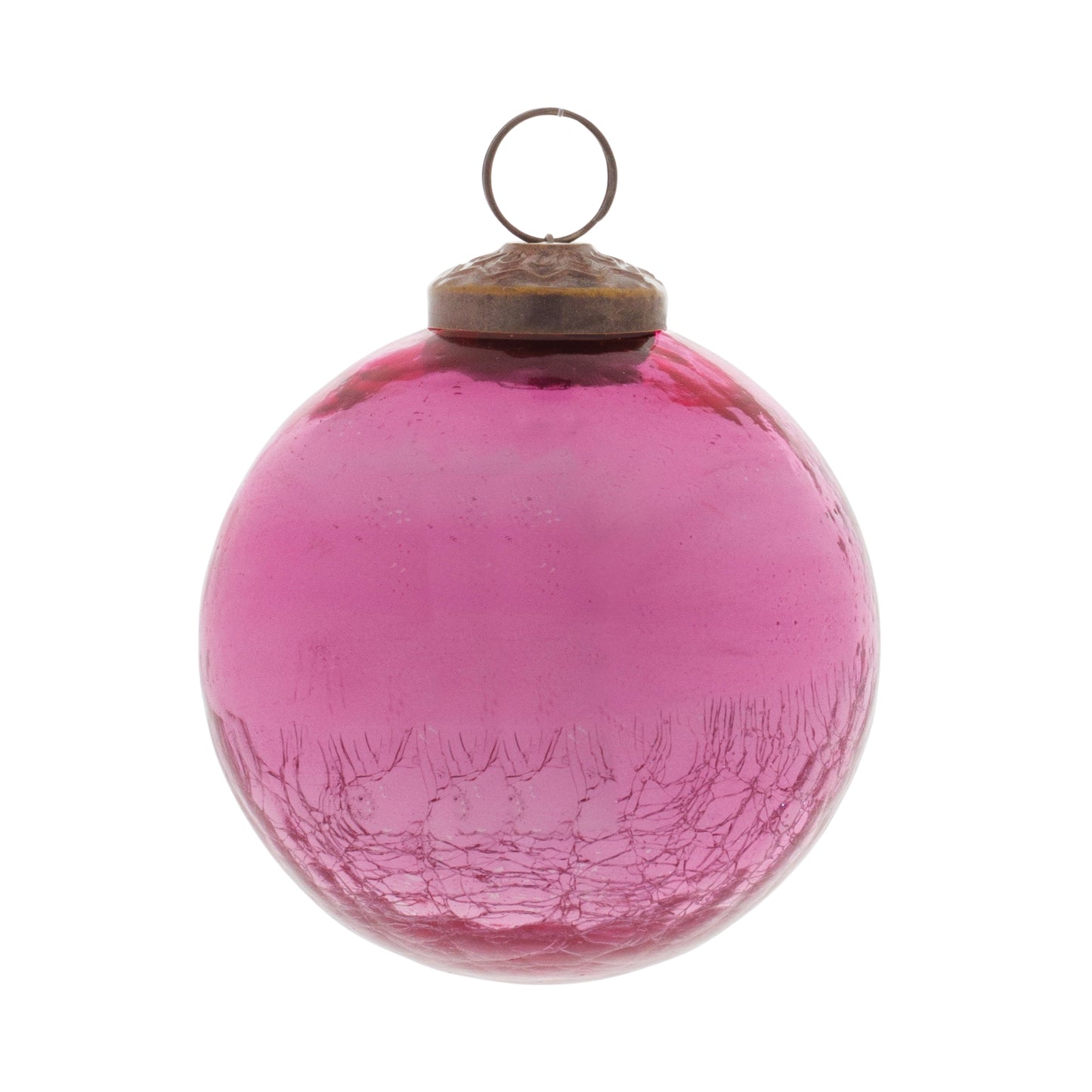 Ball Ornament (Set of 6) 3”D Glass