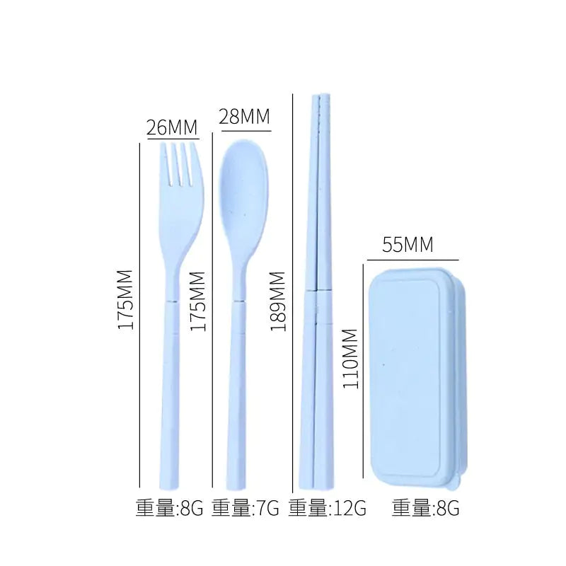 4Pcs Travel Utensil Set