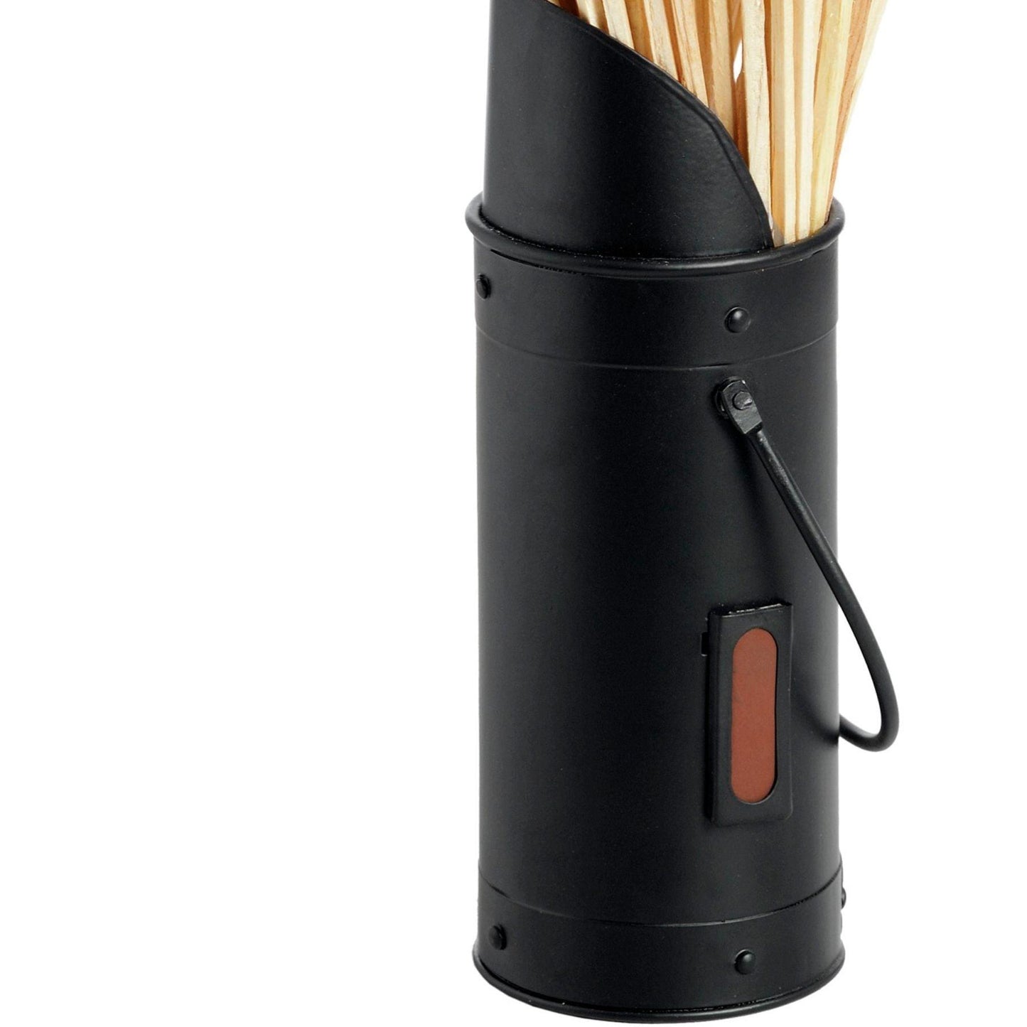 Black Matchstick Holder with 60 Matches - Eudemonia Home Goods