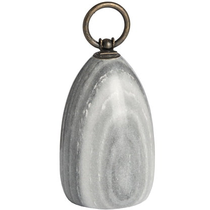 Grey Marble Door Stop - Eudemonia Home Goods