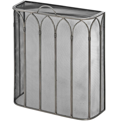 Gothic Antique Pewter Firescreen - Eudemonia Home Goods