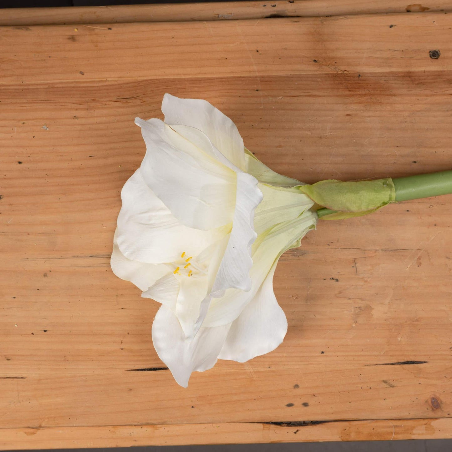 Classic White Amaryllis Flower - Eudemonia Home Goods