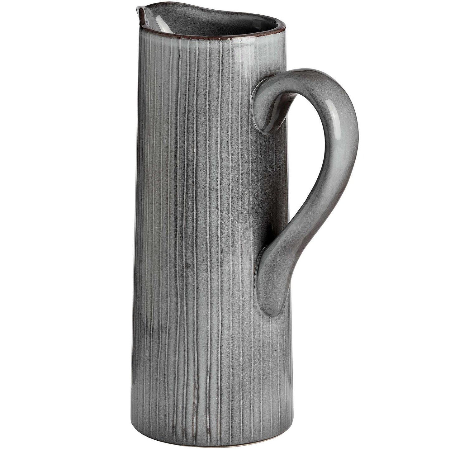 Grey Ceramic Display Jug - Eudemonia Home Goods