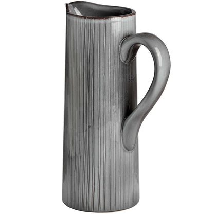 Grey Ceramic Display Jug - Eudemonia Home Goods