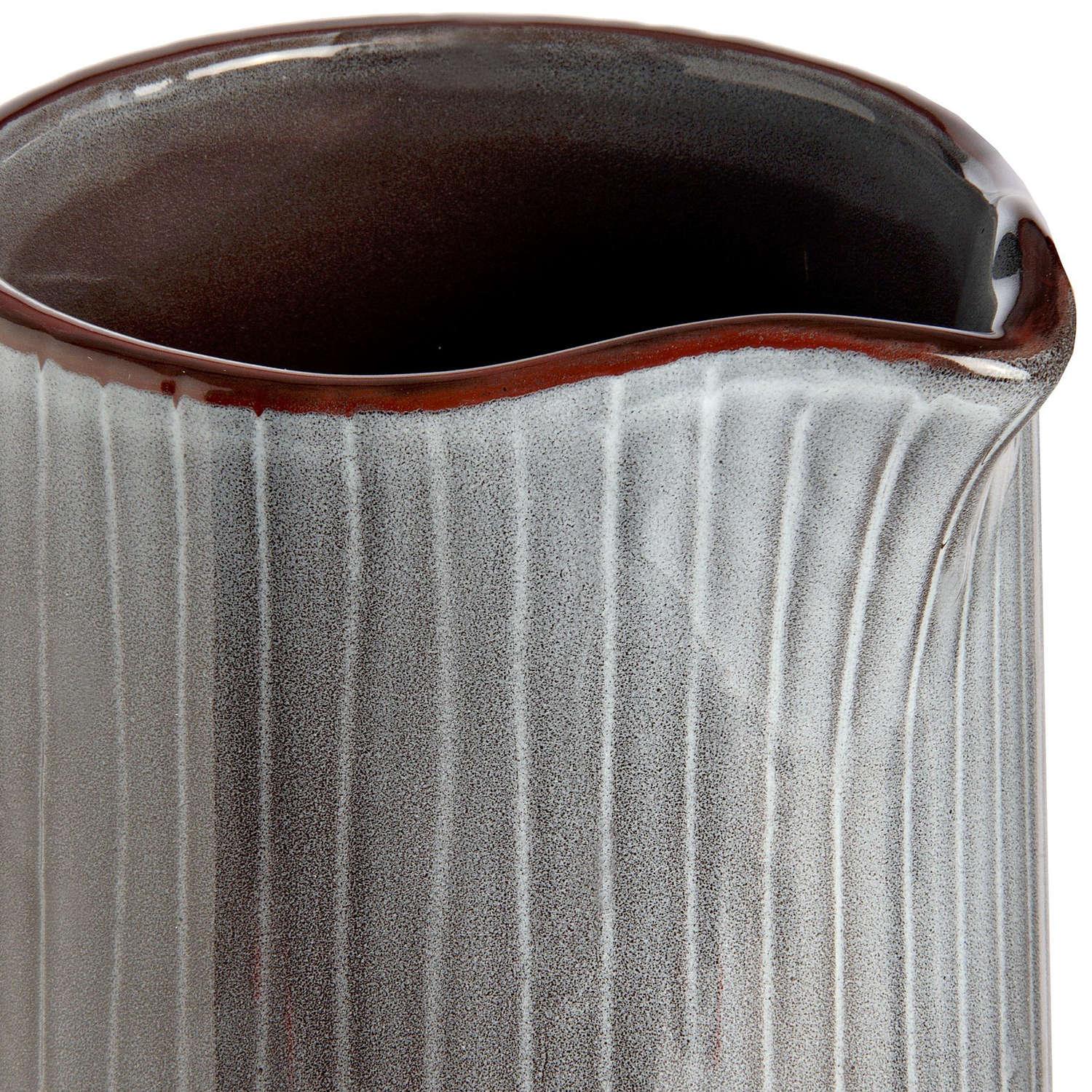 Grey Ceramic Display Jug - Eudemonia Home Goods