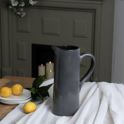 Grey Ceramic Display Jug - Eudemonia Home Goods
