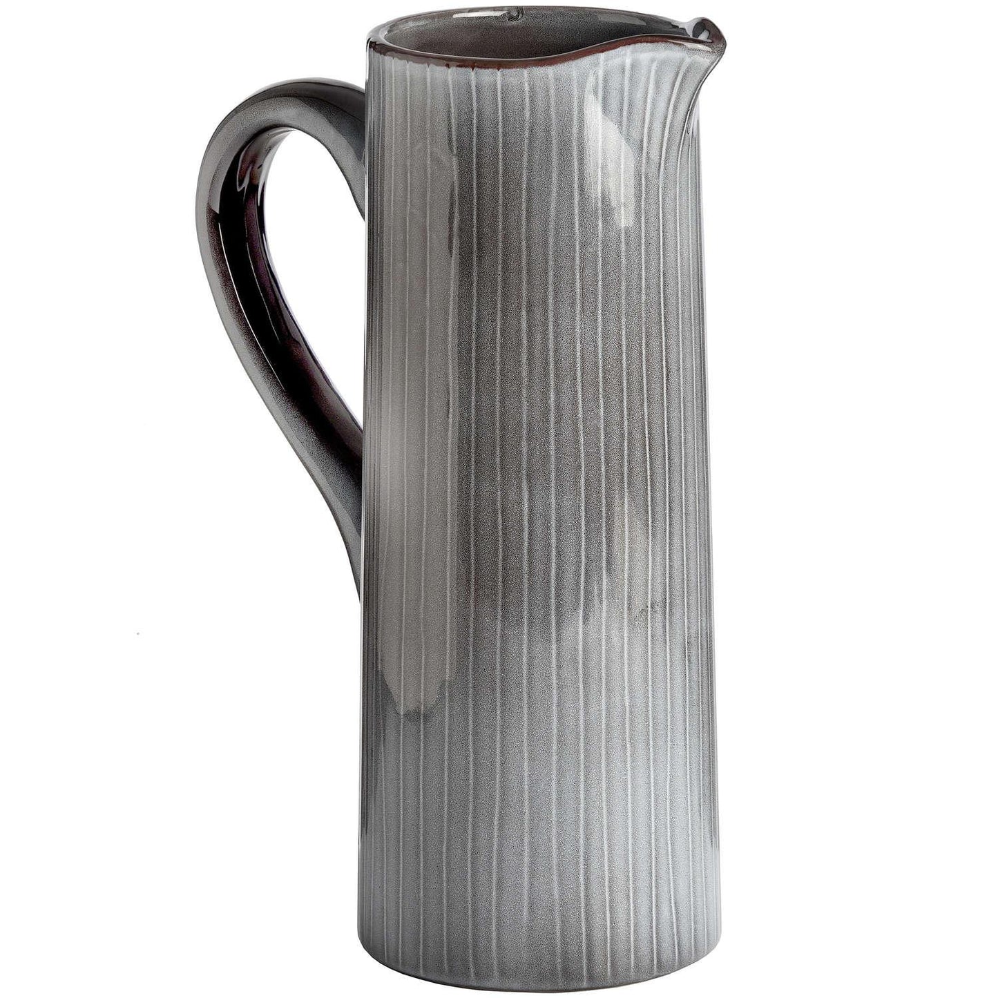 Grey Ceramic Display Jug - Eudemonia Home Goods