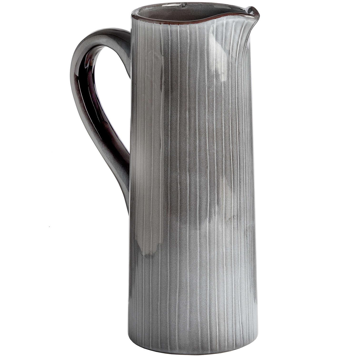 Grey Ceramic Display Jug - Eudemonia Home Goods