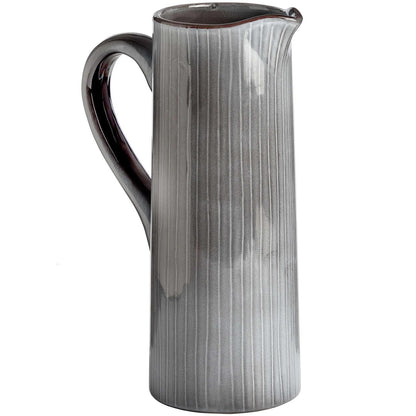 Grey Ceramic Display Jug - Eudemonia Home Goods