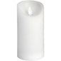 Luxe Collection 3 x 6 White Flickering Flame LED Wax Candle - Eudemonia Home Goods