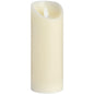 Luxe Collection 3 x 8 Cream Flickering Flame LED Wax Candle - Eudemonia Home Goods