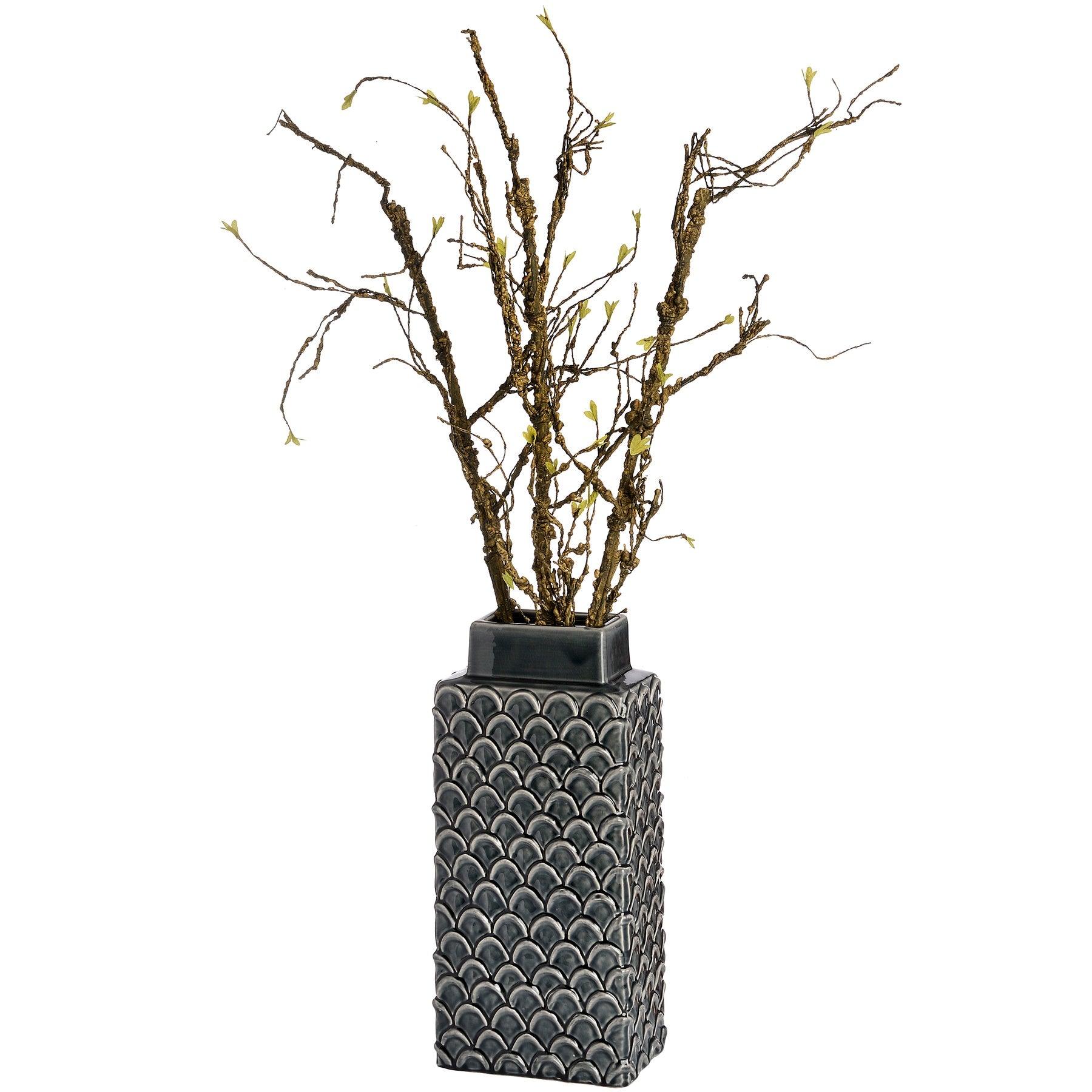 Rectangular Perugia Vase Large - Eudemonia Home Goods