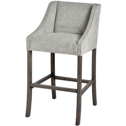Luxury Ring Back Bar Stool - Eudemonia Home Goods