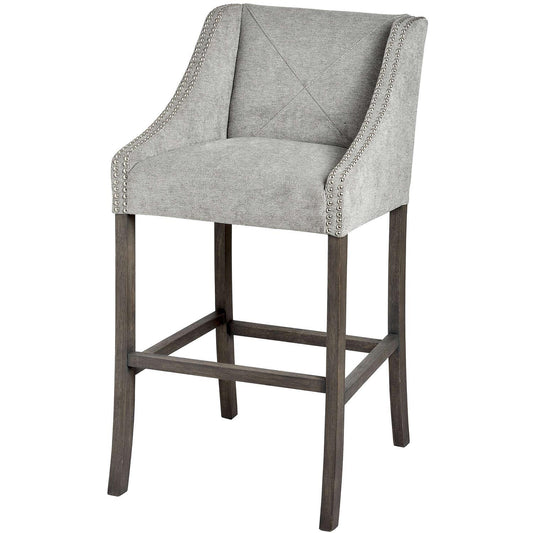 Luxury Ring Back Bar Stool - Eudemonia Home Goods