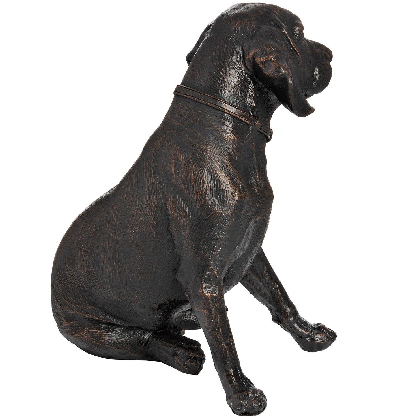 Sitting Spaniel In Antique Bronze - Eudemonia Home Goods