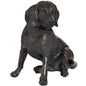 Sitting Spaniel In Antique Bronze - Eudemonia Home Goods