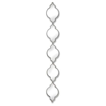 Silver Quarterfoil Decorative Hanging Mirror - Eudemonia Home Goods