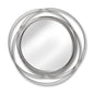 Silver Circled Wall Art Mirror - Eudemonia Home Goods