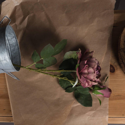 Dusty Pink Spray Rose Peony - Eudemonia Home Goods