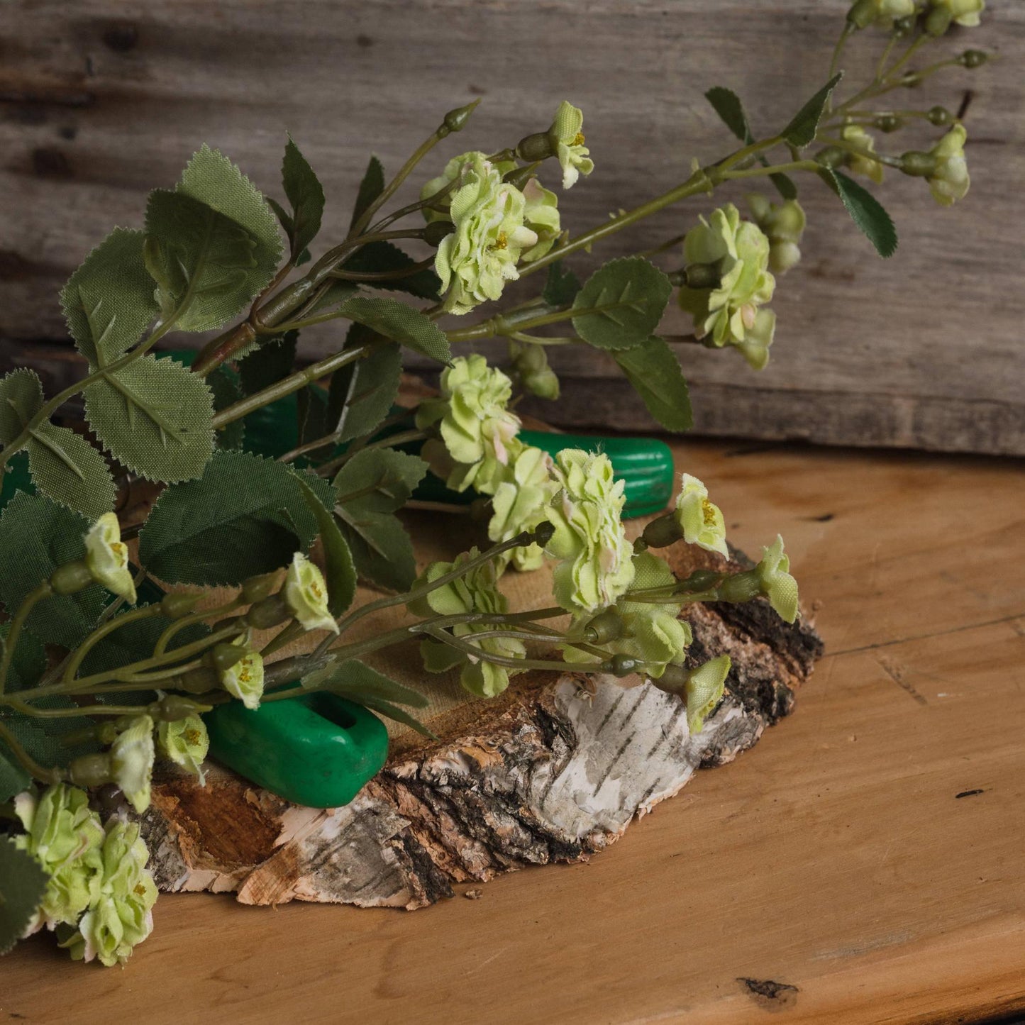 Green Wild Meadow Rose - Eudemonia Home Goods