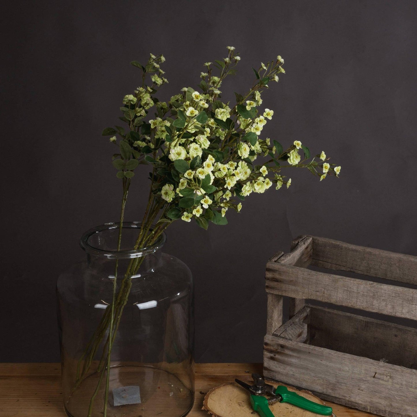 Green Wild Meadow Rose - Eudemonia Home Goods